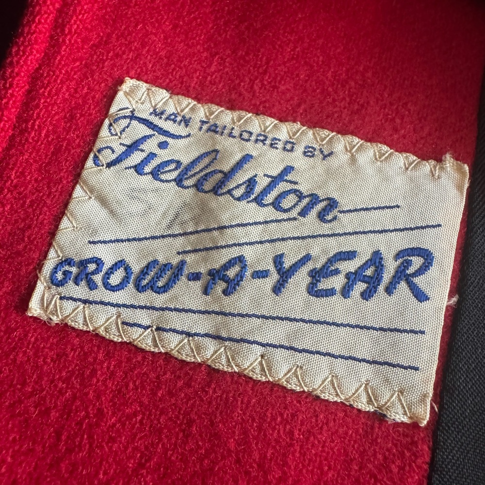 Vintage Classic Red Kids Coat - Picture 4 of 7